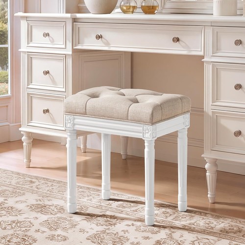 French vintage vanity bench - vintage,